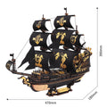 Robotime Rokr 3D Puzzle Wooden Seahouse Barque Model kits Build Home Desk Decoration Gift For Teens and Adults