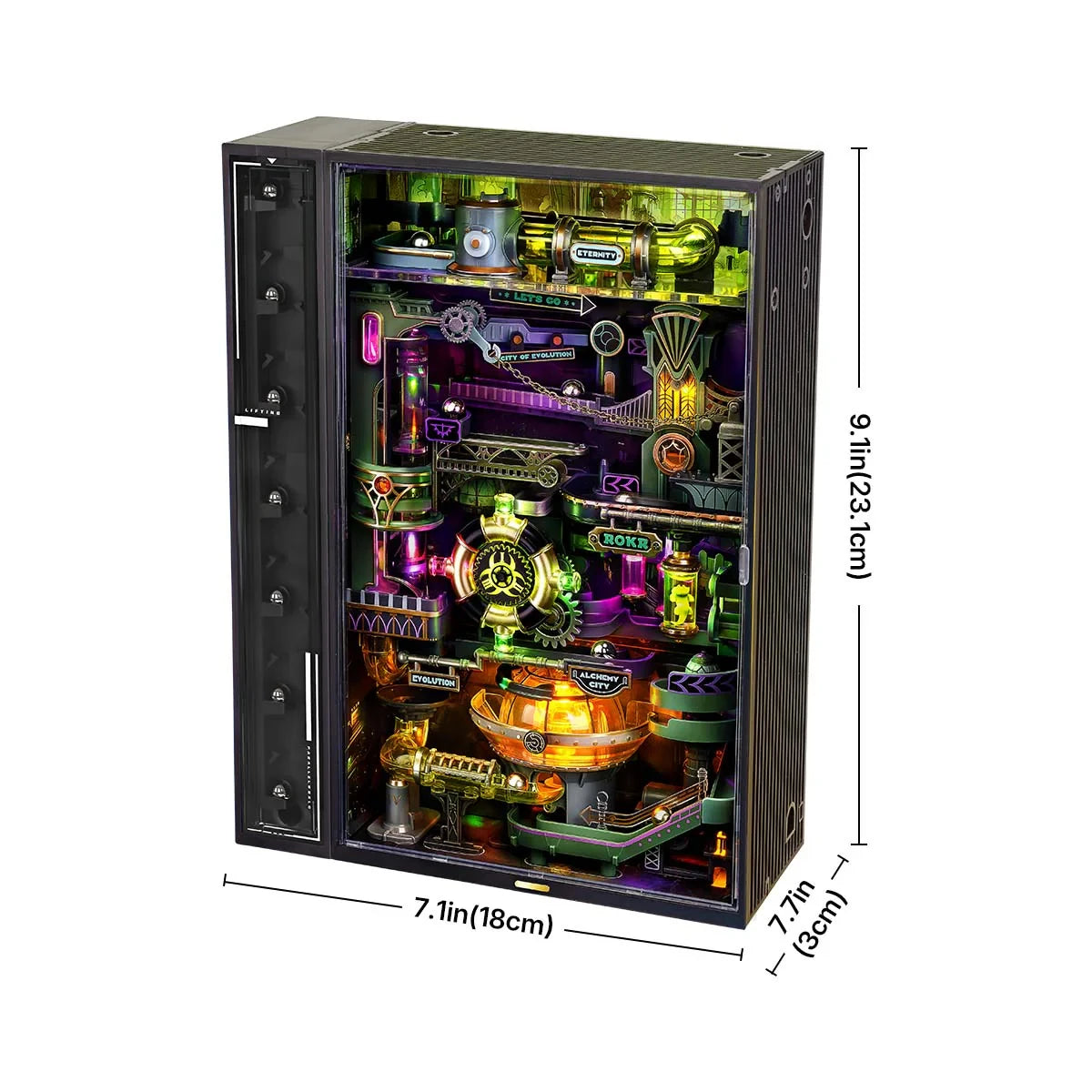 ROBOTIME ROKR Alchemy City Marble Run Infinite Loop Parallel World Series STEM Toy Ultimate Christmas Gift for Boys Collectors